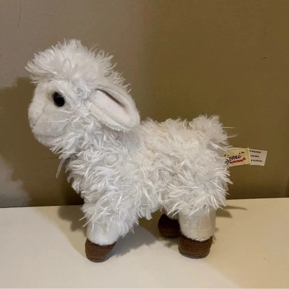 Aurora Miyoni Lovely Lamb Sheep Baby Plush Stuffed Animal Toy 8” - Picture 3 of 6